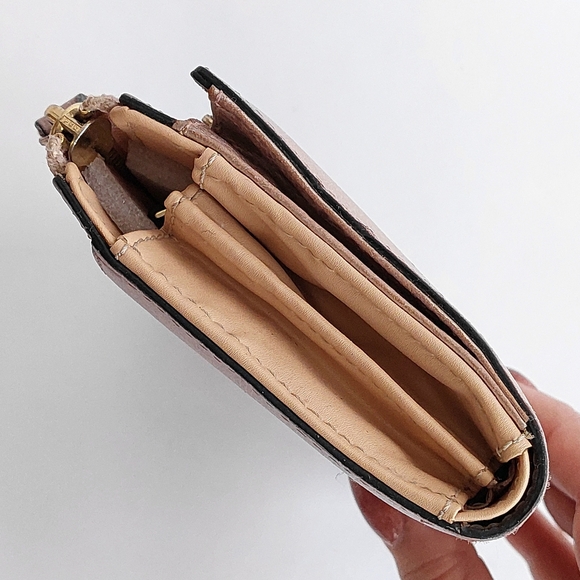 ♠️Kate Spade Anita Rose Gold Leather Zip Around Long Continental Wallet - Picture 4 of 12